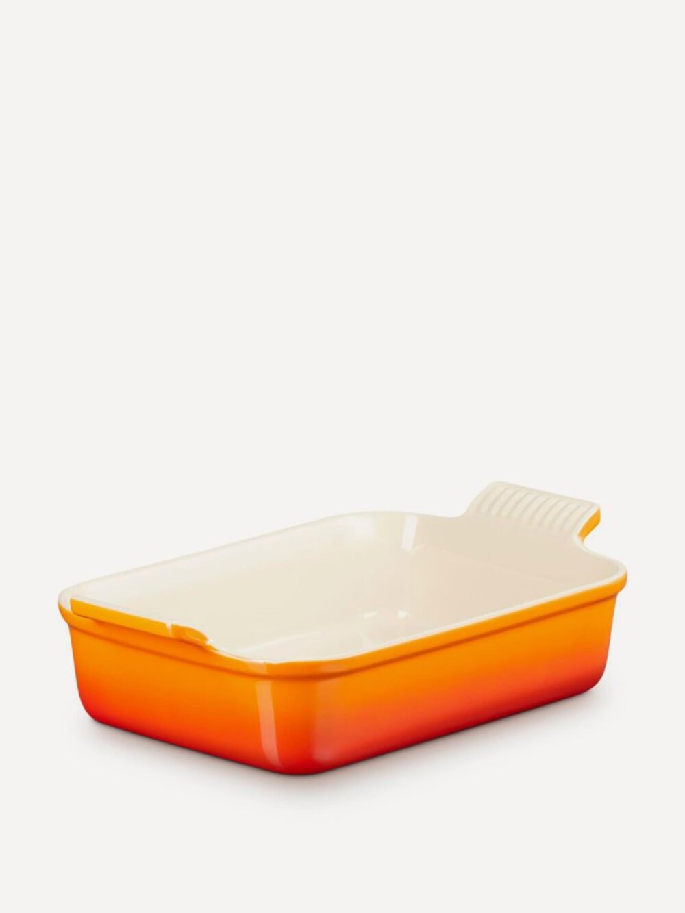Le Creuset Heritage 26cm Color Flame Rectangular Casserole Dish NWT - Picture 6 of 10